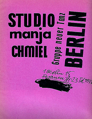 Studio Manja Chmièl, Gruppe Neuer Tanz, Berlin