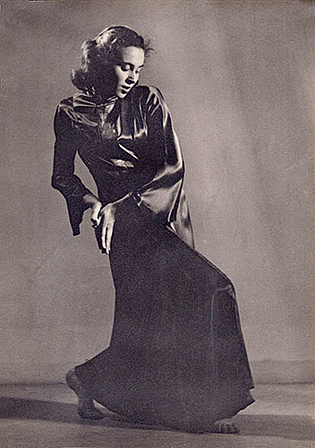 Gertrud Oswald in einem ihrer frühesten solistischen Tänze, noch ganz im Stil der Jutta Klamt-Schule.