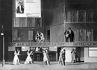 ‚Le Boeuf sur le toit‘ (Darius Milhaud), Landestheater Darmstadt 1928