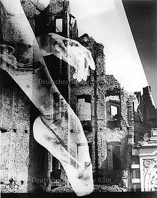 Auferstanden aus den Ruinen: das Ballett. Fotomontage von Siegried Enkelmann 1946.