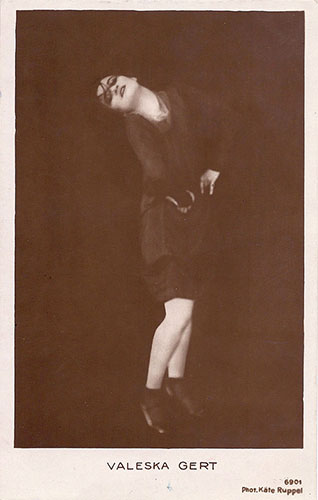 Valeska Gert tanzt 1919 die ‚Canaille‘.