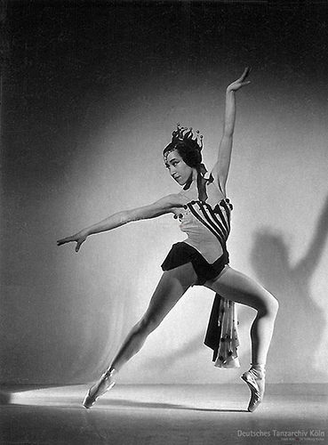 Tana Herzberg in dem Ballett ‚Der Mohr von Venedig‘