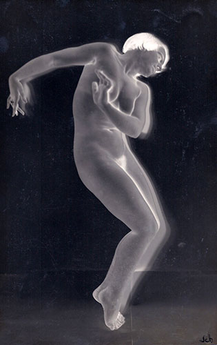 ‚Katja‘, experimentelle Fotoarbeit von Wolfgang Martin Schede, 1920er Jahre.