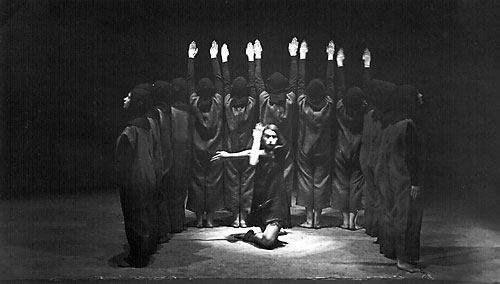 Vera Skoronel in ihrer Choreographie „Das Quadrat“, Oberhausen 1924.