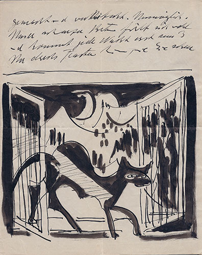 Aus einem Brief von Ernst Ludwig Kirchner an Berthe Trümpy, 30. November 1929. 